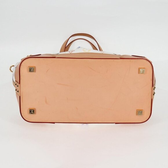 LOUIS VUITTON Multicolor Shirley GM Hand Bag 2way White M93214 LV Auth 115639AM - Picture 6 of 16
